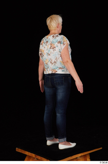  Carly blossom top dressed jeans standing white shoes whole body 0006.jpg